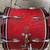 Hot!  Slingerland red satin flame 3 piece rare drum set beautiful kit 2 thumbnail