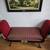 Vintage Upholstered Bench  Settee 3 thumbnail