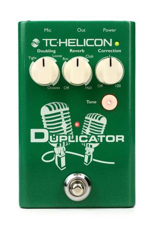 TC Duplicator VOICE pedal, Reverb,Doubling and Pitch correctioection 1