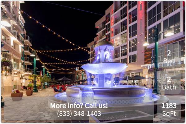 $4,635 / 2 habitaciones - 1183 pies² - ¡En el corazón de Little Italy! ¡Cerca del aeropuerto! ¡Vive cerca de todo! (San Diego - Little Italy)63865932750211121