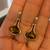 Sterling Silver Necklace with Natural Big Amber Stone & matching Studs 15 thumbnail
