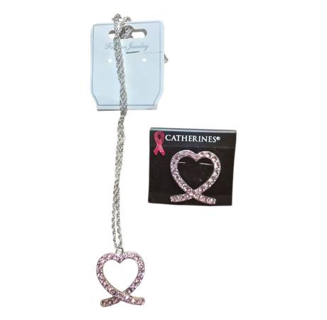 Catherines Breast Cancer Awareness Jewelry Set 1