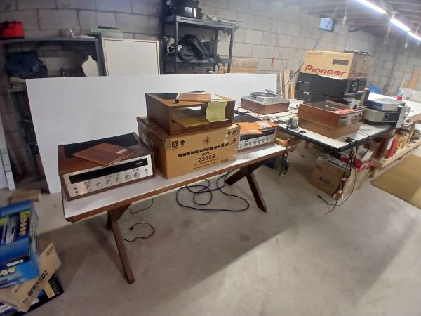 3 Marantz  Recievers,2 Empire turntables,3 Pioneer 1