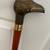 Vintage Brass Eagle Head handle walking stick 1 thumbnail