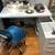 Large, White, L-Shaped Computer Desk 6 thumbnail