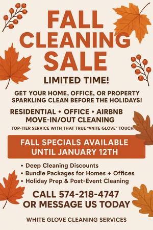 🔥 FALL CLEANING SALE — LIMITED TIME! 🍂 - HOUSE KEEPING 1
