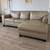 Beige Leather L-Shape Sectional Sofa with Chaise from Living Spaces 1 thumbnail