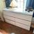 Postmodern white laminate dresser (w matching nightstand) 1 thumbnail