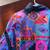 Vintage Track Nylon Windbreaker Jacket Southwest Aztec Bold Colors M 6 thumbnail