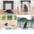 No Pawblems Free Standing Dog Gate with Door, 30'' Tall Foldable Dog Fence 9 thumbnail