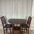 SPACE SAVER Drop Leaf High Dining Table & 4 Chairs PERFECT FOR STUDIO 7 thumbnail