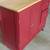 Red Bar-Height Mobile Kitchen Island 2 thumbnail