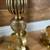Vintage Mid Century Chinese Brass Gold Pair Of Lamps Lamp 4 thumbnail