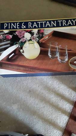 Set of 2 Serving Trays 1
