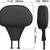 Adjustable Rider Backrest Harley Touring 1988-2026, CVO Black Smooth S 3 thumbnail