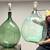 Antique French Demijohn Lady Jane Carboy hand blown glass bottle lamps 4 thumbnail