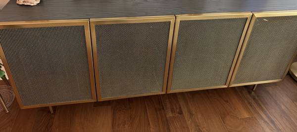 CB2 Wire Mesh Credenza 1