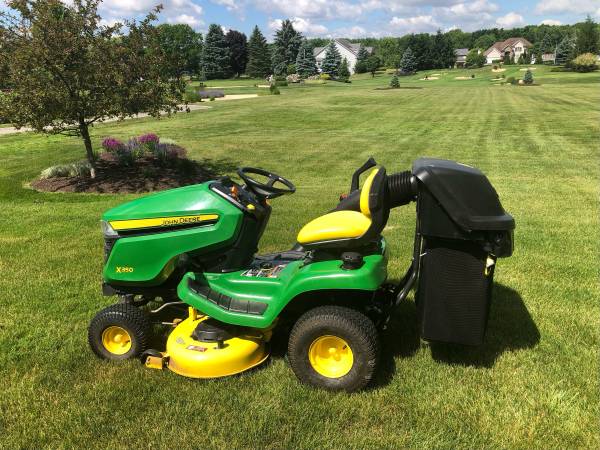 John Deere bagger and chute kit 1