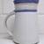 NEW SIGNED Handmade 5" Blue Bronze MATTE Pottery Tumbler Mug Vase 3 thumbnail