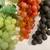 Vintage 12 Piece Artificial Fake Plastic Grapes in Metal Basket 8 thumbnail