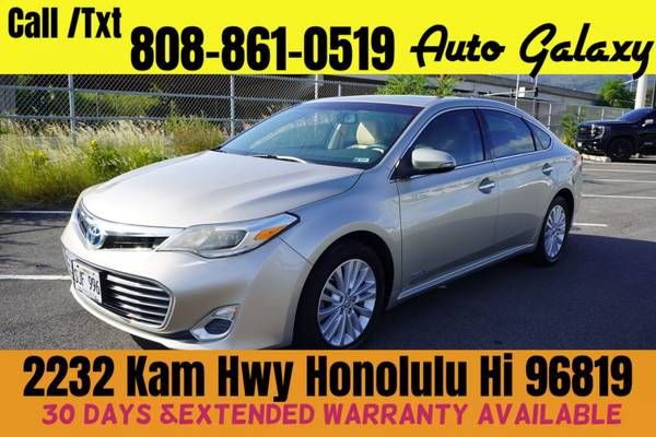 2014 TOYOTA AVALON XLE HYBRID- ONE ONWER 44K MILES GAS SAVER********** - $17,900 (EZ FINANCE>>>>>www.autogalaxyhawaii.com)63617620549249120