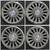 SET OF 4 1965 PONTIAC 14-INCH STAINLESS 16 SLOT HUB CAPS ROUGH SHAPE 1 thumbnail