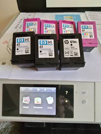 Impresora HP Envy 5530, imprime, escanea, copia, foto, web. Cartuchos de tinta adicionales - $30 (Wheaton)63471084550657121