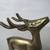 Stag & Doe Pair Vintage Mid Century Solid Brass Statue Figurines 6 thumbnail