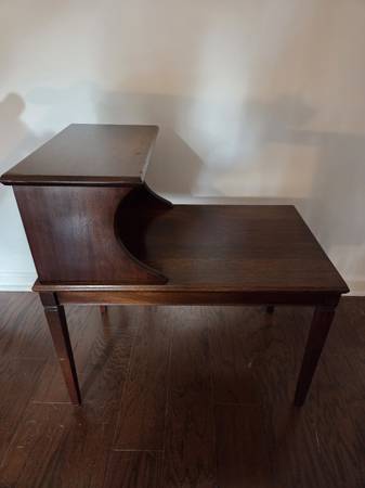 2-Tier End / Side Table - Solid Wood 1
