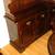 Vintage Bennington Pine Dining Room Set Table, Chairs, Hutch - 1980's 4 thumbnail