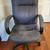 Gray Upholstered Rolling Office/Desk Chair with Armrests 1 thumbnail