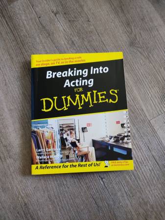 Breaking Into Acting For Dummies Book For Sale 1