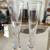 2 Crystal Champagne Flutes with Bubble bases 2 thumbnail