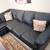 Black Leather Couch - L-shaped - Scandinavian Designs 3 thumbnail