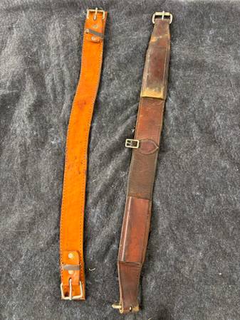 Front and Back Leather Girth Set 1