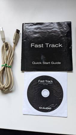 Interfaz de computadora M-Audio Fast Track - $35 (Sacramento)63440099111555124