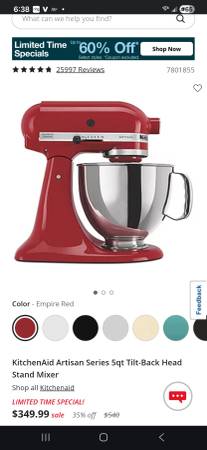 Kitchenaid mixer 1