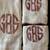 EUC 4 Pc. Vintage 1990s Martex USA Bath Towel Set Monogrammed "GBS" 2 thumbnail