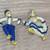 Rare Ceramic arts, Studio, dancing Dutch boy and girl wall plaque 1 thumbnail
