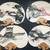 Original Ink and color hand painting on fan With Bamboo Handle 20 thumbnail