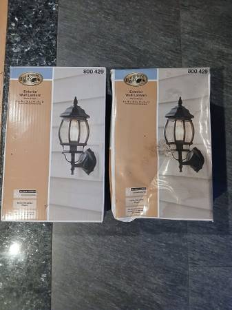Wall lantern sconce porch front entrance light $65/each or $120/2 1