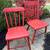 Pair of Vintage Wood Chairs 🪑 🪑-RUSTIC & Chippy!!  2/$40 or $25.00 each 6 thumbnail