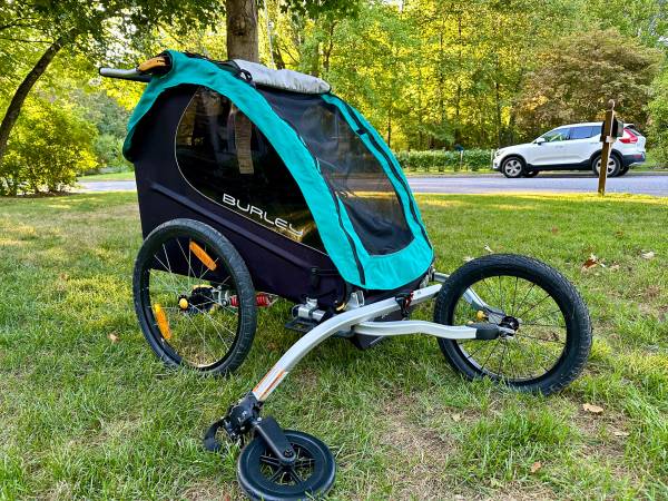 Burley Encore X Bike Trailer with Jogger Kit 1