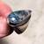 Teardrop Moss Agate Statement Ring - 925 Silver - Size 9 2 thumbnail