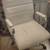 High-Back Leather Computer Office Manager Desk Chair in White/Chrome 1 thumbnail