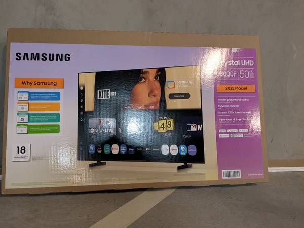 SAMSUNG TV 50 inch large 1
