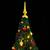 vidaXL - Artificial Pre-lit Christmas Tree with Baubles Green 7 ft 5 thumbnail