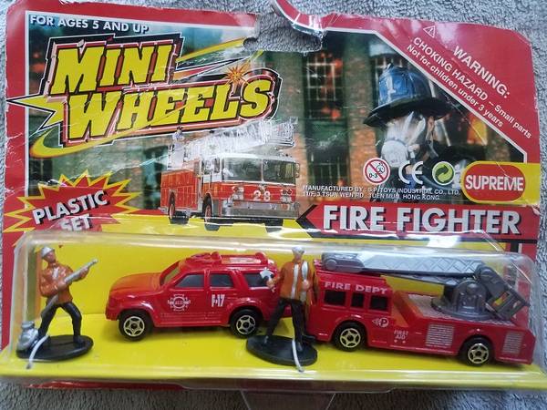 Fire Fighter Plastic Toy Set 1