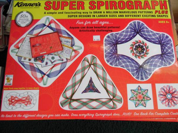 Kenner's Original Super Spirograph Playset--New in Box-Half Price-- 1