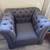 Contemporary Upholstered Button-tufted Sofa Set in Gray 8 thumbnail
